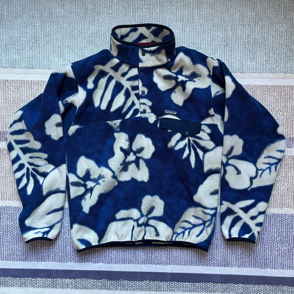 Patagonia RARE Hawaiian Blue Snap-T Synchilla Fleece